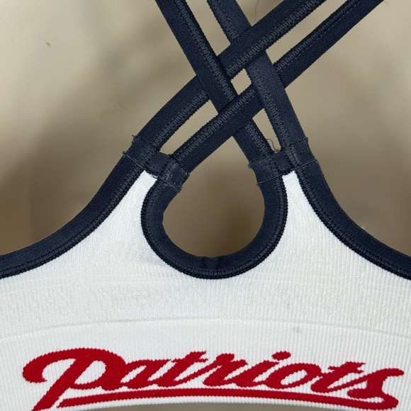 NUX White and Black Sports Bra - Picture 9 of 10